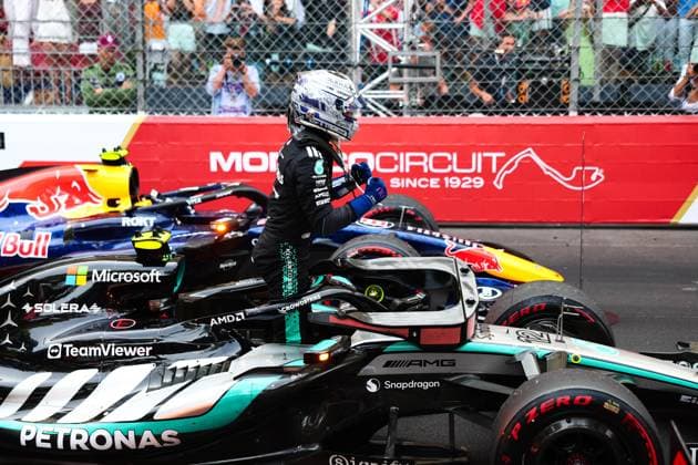KIMI ANTONELLI Andrea (ita), Mercedes AMG F1 Team W16, portrait Monte Carlo Monaco