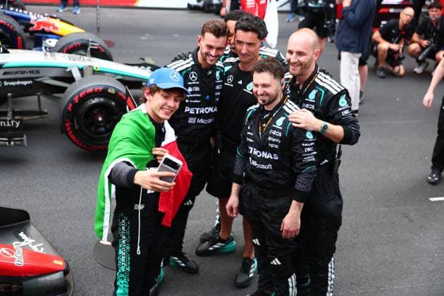 KIMI ANTONELLI Andrea (ita), Mercedes AMG F1 Team W16, portrait Monte Carlo Monaco