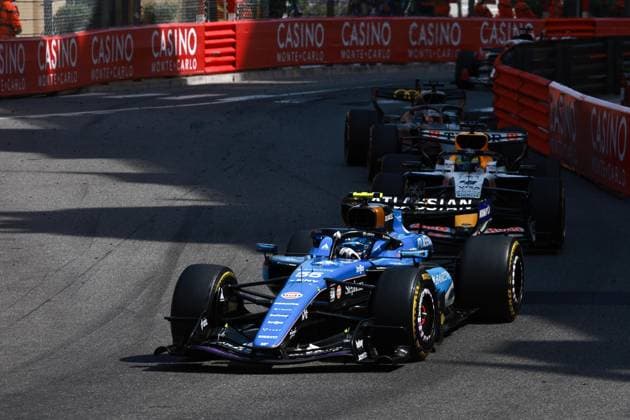 55 SAINZ Carlos (spa), Williams Racing FW48, action Monte Carlo Monaco