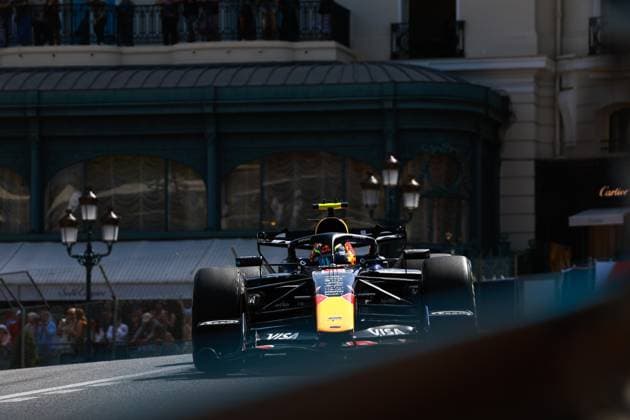 06 HADJAR Isack (fra), Red Bull Racing Ford RB22, action Monte Carlo Monaco