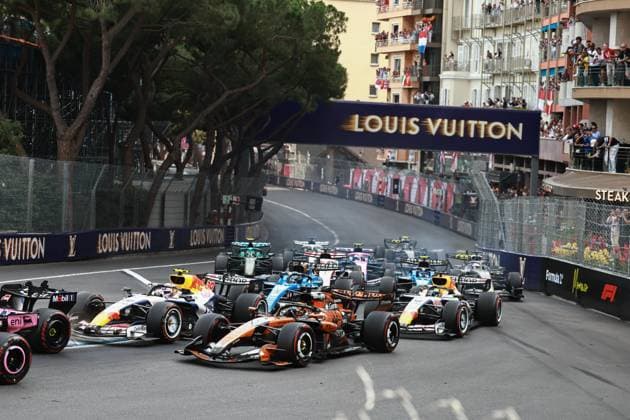 81 PIASTRI Oscar (aus), McLaren F1 Team MCL40, action Monte Carlo Monaco