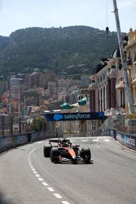 01 NORRIS Lando (gbr), McLaren F1 Team MCL40, action Monte Carlo Monaco