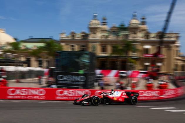16 LECLERC Charles (mco), Scuderia Ferrari SF-26, action Monte Carlo Monaco