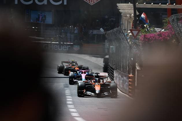 81 PIASTRI Oscar (aus), McLaren F1 Team MCL40, action Monte Carlo Monaco