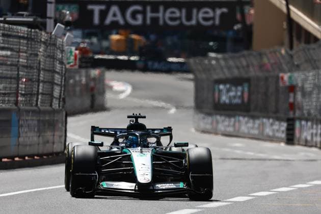 63 RUSSELL George (gbr), Mercedes AMG F1 Team W17, action Monte Carlo Monaco