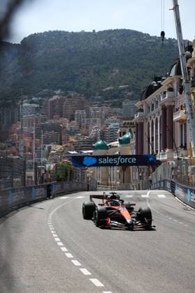81 PIASTRI Oscar (aus), McLaren F1 Team MCL40, action Monte Carlo Monaco