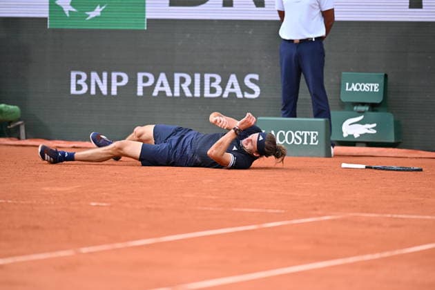 2026 French Open (Roland-Garros) - Men s singles final PARIS, FRANCE - JUNE 07: Germany s Alexander Zverev celebrates after defeating Italy s Flavio Cobolli to claim the title during the men s final singles match on day 15 of the French Open tennis tournament on Court Philippe-Chatrier at the Roland-Garros Complex in Paris on June 7, 2026. Mustafa Yalcin Anadolu Paris France. Editorial use only. Please get in touch for any other usage.  Copyright: x2026xAnadoluxMustafaxYalcinx
