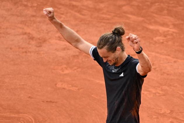 2026 French Open (Roland-Garros) - Men s singles final PARIS, FRANCE - JUNE 07: Germany s Alexander Zverev celebrates after defeating Italy s Flavio Cobolli to claim the title during the men s final singles match on day 15 of the French Open tennis tournament on Court Philippe-Chatrier at the Roland-Garros Complex in Paris on June 7, 2026. Burak Akbulut Anadolu Paris France. Editorial use only. Please get in touch for any other usage.  Copyright: x2026xAnadoluxBurakxAkbulutx