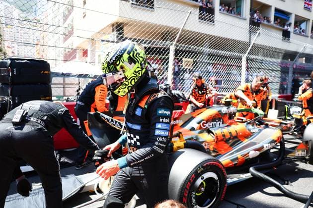 NORRIS Lando (gbr), McLaren F1 Team MCL40, portrait Monte Carlo Monaco