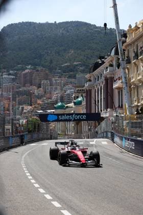 16 LECLERC Charles (mco), Scuderia Ferrari SF-26, action Monte Carlo Monaco
