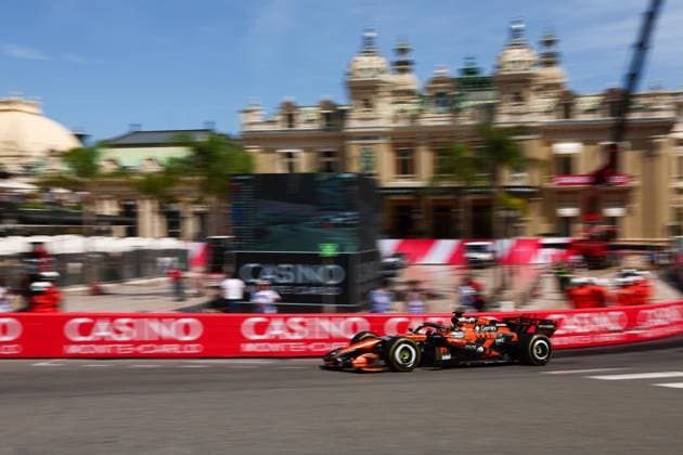 81 PIASTRI Oscar (aus), McLaren F1 Team MCL40, action Monte Carlo Monaco
