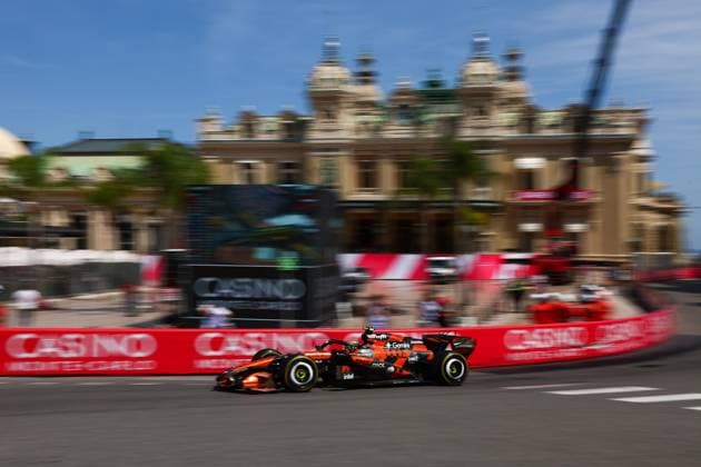 01 NORRIS Lando (gbr), McLaren F1 Team MCL40, action Monte Carlo Monaco