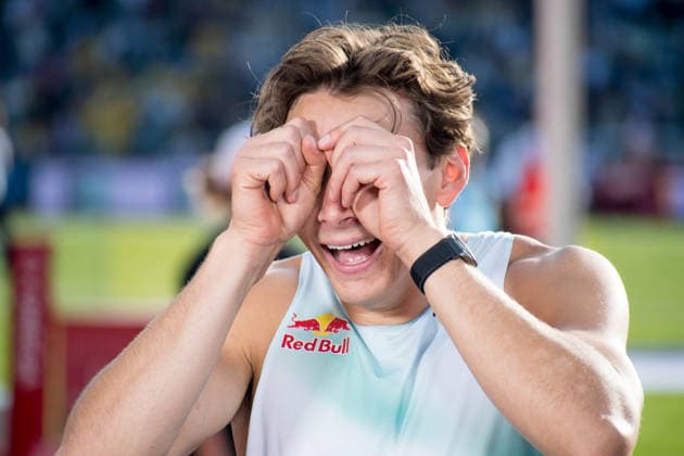 STOCKHOLM 20260607 Armand Duplantis efter Bauhausgalan pa Stockholms stadion. Stockholm Sverige x2838x *** STOCKHOLM 20260607 Armand Duplantis after the Bauhaus Gala at Stockholm Stadium Stockholm Sweden x2838x  Copyright: xHenrikxIsaksson TTx BAUHAUSGALAN 2026