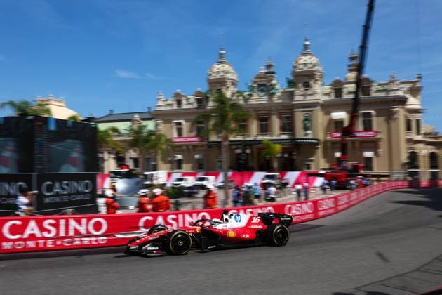 16 LECLERC Charles (mco), Scuderia Ferrari SF-26, action Monte Carlo Monaco