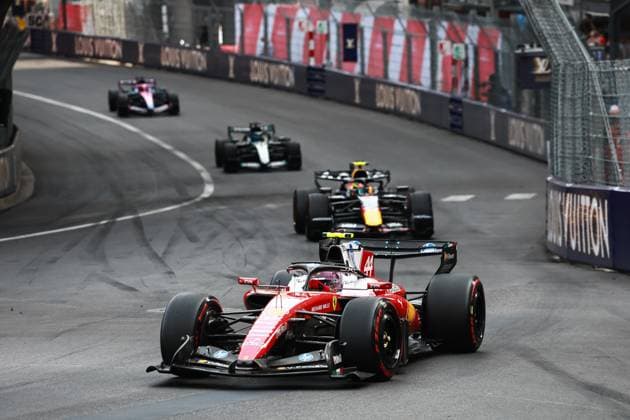 44 HAMILTON Lewis (gbr), Scuderia Ferrari SF-26, action Monte Carlo Monaco