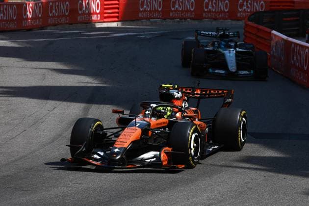 01 NORRIS Lando (gbr), McLaren F1 Team MCL40, action Monte Carlo Monaco