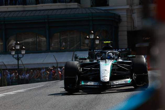12 KIMI ANTONELLI Andrea (ita), Mercedes AMG F1 Team W17, action Monte Carlo Monaco
