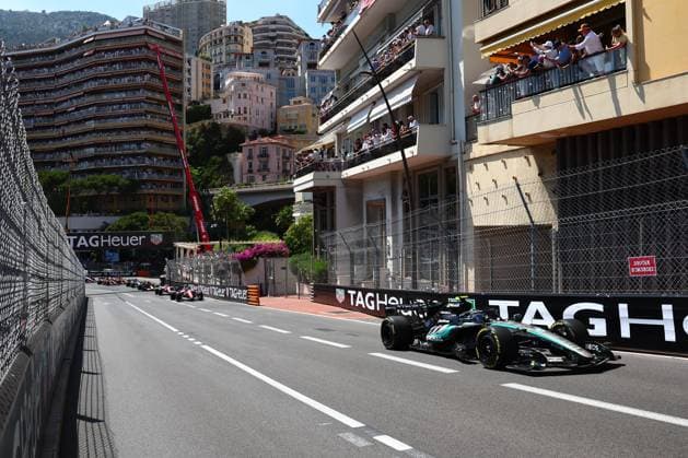12 KIMI ANTONELLI Andrea (ita), Mercedes AMG F1 Team W17, action Monte Carlo Monaco
