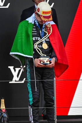 June 7, 2026, Francolino, Ferrara, Italy: Andrea Kimi Antonelli (ITA), Mercedes-AMG Petronas F1 Team 12, at the Formula 1 Louis Vuitton Grand Prix de Monaco 2026, at the Circuit de Monaco, on the podium after the race. Francolino Italy - ZUMAf187 20260607_zsp_f187_019 Copyright: xNicoloxFarinax