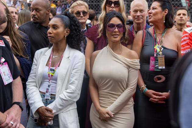 FORMULA 1 LOUIS VUITTON GRAND PRIX DE MONACO 2026 MONACO - JUNE 07 : Kim Kardashian pictured during the Formula 1 Louis Vuitton Grand Prix De Monaco 2026, on June 07, 2026 in Monaco, 07 06 2026 Monaco Monaco  Copyright: xBouchezbenx
