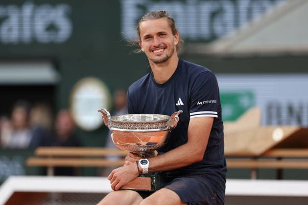 ROLAND GARROS 2026 Thierry Larret MAXPPP - PARIS (75) 07 06 2026 Thierry Larret Maxppp. Tennis. Roland Garros 2026. Internationaux de France de tennis. Stade Roland Garros, Paris (75). Le 7 Juin. Court Philippe CHATRIER : Finale Hommes. Flavio COBOLLI (ITA) vs Alexander ZVEREV (GER). PARIS (75) STADE ROLAND GARROS PARIS ILE DE FRANCE FRANCE  Copyright: xMAXPPPxThierryxLarretx TLR202606073240 TLR202606073240