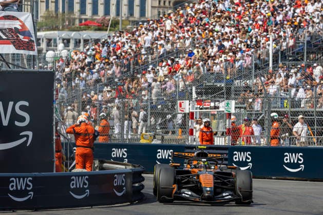 RECORD DATE NOT STATED 7th June 2026: Circuit de Monaco, Monaco: Formula One Monaco Grand Prix, Race Day; Lando Norris in his McLaren Mastercard F1 Team McLaren-Mercedes MCL40 Mercedes-AMG F1 M17 TimxWilliams