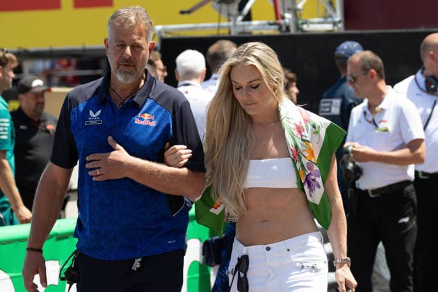 07.06.2026, xrarjax, Motorsport FIA Formel 1, Großer Preis von Monaco 2025 v.l. Lindsey Vonn (FIA REGULATIONS PROHIBIT ANY USE OF PHOTOGRAPHS as IMAGE SEQUENCES and or QUASI-VIDEO) Monte Carlo