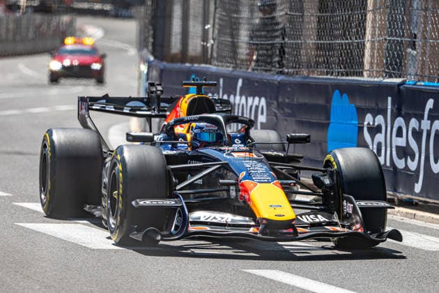 Formula One GP Monaco. Sunday, June 07, 2026 Max Verstappen 3, Oracle Red Bull Racing - Start of the race.; Formula One GP Monaco. Sunday, June 07, 2026