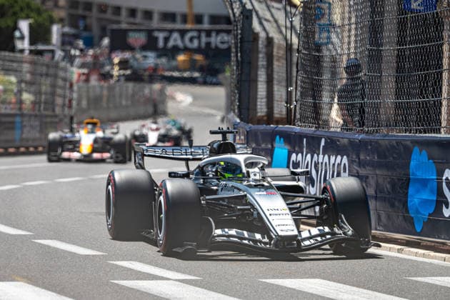 Formula One GP Monaco. Sunday, June 07, 2026 Sergio PÃ rez 11, Cadillac Formula 1 Team - Start of the race.; Formula One GP Monaco. Sunday, June 07, 2026