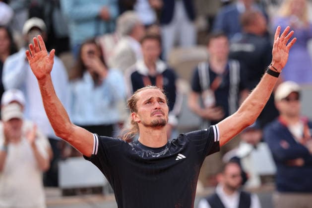 Alexander Zverev (GER) jubelt nach dem Sieg, Jubel, Freude, Emotion, Herren Einzel, Men s Singles, Endspiel, Final Tennis - French Open 2026 - Roland Garros - Paris - - France - 7 June 2026.