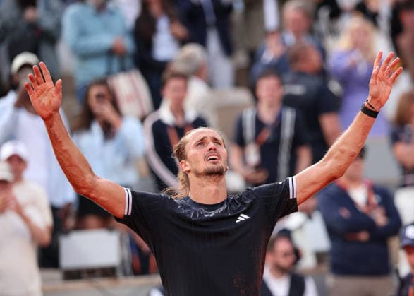 Alexander Zverev (GER) jubelt nach dem Sieg, Jubel, Freude, Emotion, Herren Einzel, Men s Singles, Endspiel, Final Tennis - French Open 2026 - Roland Garros - Paris - - France - 7 June 2026.