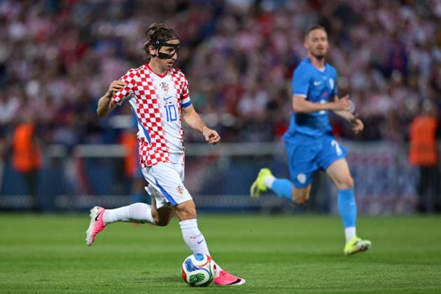 Croatia v Slovenia - International Friendly, Länderspiel, Nationalmannschaft Luka Modric of Croatia runs with the ball during the international friendly match between Croatia and Slovenia at Stadium Varteks on June 7, 2026 in Varazdin, Croatia.  IgorxSoban PIXSELL