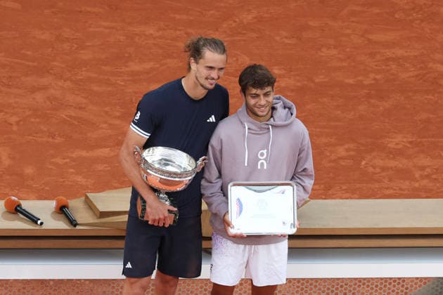 TENNIS : Roland Garros 2026 - Finale Simple Hommes - 07 06 2026 Flavio Cobolli (ITA) Vs Alexander Zverev (GER) ParisFrance  Copyright: xMichaelxBaucherx