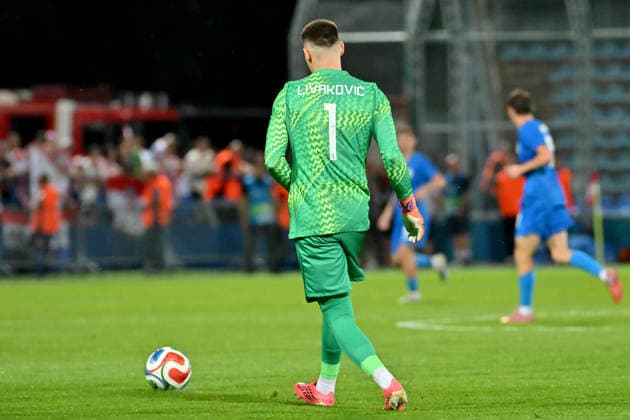 VARAZDIN, CROATIA - JUNE 07: Dominik Livakovic of Croatia during the International men’s football Friendly match between Croatia and Slovenia at Stadium Varteks, Varazdin on June 07, 2026 in Varazdin, Croatia. (Photo by Igor Kupljenik Sports Press Photo).  Copyright: xIgorxKupljenikx xSPPx Sportspressphoto_SPR163055