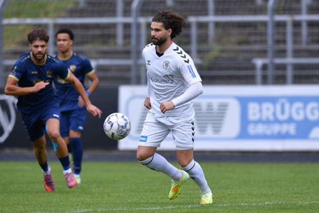 Fußball Oberliga Niederrhein 34. Spieltag ETB Schwarz-Weiß Essen - TSV Meerbusch am 07.06.2026 im Uhlenkrugstadion in Essen Thorben Kern ( ETB SW Essen )