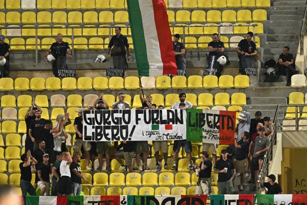 Db Heraklion 07 06 2026 - amichevole Grecia-Italia foto Daniele Buffa Image nella foto: tifosi Italia 