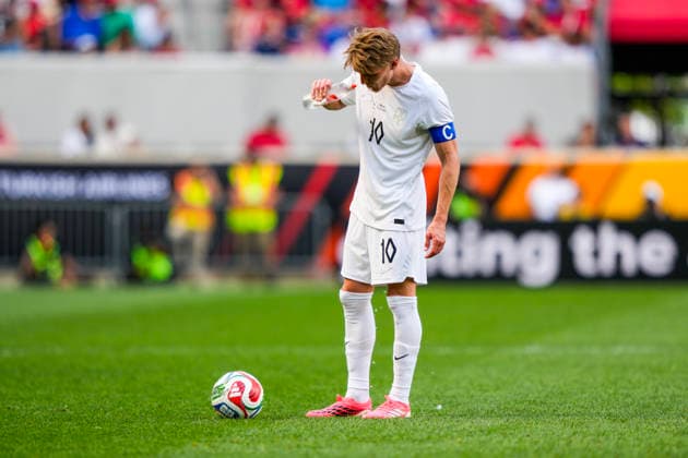 World Cup 2026 Harrison, New Jersey, USA 20260607 Norway s Martin odegaard during the private international football match between Norway and Morocco at Sports Illustrated Stadium Photo Fredrik Varfjell NTB Harrison, New Jersey United States EDITORIAL USE ONLY RESTRICTED USE FOR BETTING COMPANIES  Copyright: xFredrikxVarfjellx xNTBx