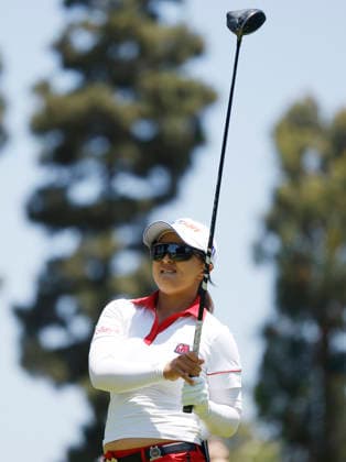 Sei Young Kim of South Korea tees off on the 2nd hole during the final round of the 81st Women s U.S. Open golf championship at the Riviera Country Club in Pacific Palisades, California, on Sunday, June 7, 2026.  GLP20260607946 CAROLINExBREHMAN