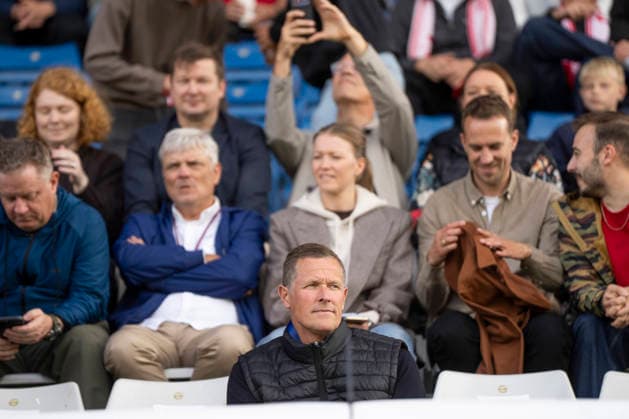 national team, Nationalteam test match: Denmark - Ukraine DBU football director Peter Moeller in the stands during the football international match, Länderspiel, Nationalmannschaft between Denmark and Ukraine at Odense Stadium on Sunday, June 7, 2026. (Photo: Bo Amstrup Ritzau Scanpix) , Odense Denmark Mors