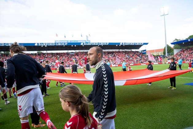 national team, Nationalteam Test Match: Denmark - Ukraine Denmark s Christian Eriksen takes to the field for his 150th match during the football international between Denmark and Ukraine at Odense Stadium on Sunday, June 7, 2026. (Photo: Bo Amstrup Ritzau Scanpix) , Odense Denmark Mors