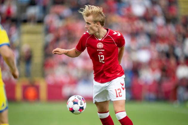 national team, Nationalteam Test Match: Denmark - Ukraine Denmark s Victor Froholdt in action during the national football match between Denmark and Ukraine at Odense Stadium on Sunday, June 7, 2026. (Photo: Bo Amstrup Ritzau Scanpix) , Odense Denmark Mors