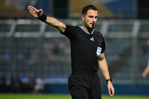 Croatia v Slovenia - International Friendly, Länderspiel, Nationalmannschaft Referee Bence Csonka during the international friendly match between Croatia and Slovenia at Stadium Varteks on June 7, 2026 in Varazdin, Croatia.  VjeranxZganecxRogulja PIXSELL