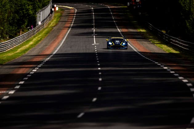 24 HEURES DU MANS 2026 - TEST DAY 23 NEWELL Gray (usa), BARRICHELLO Eduardo (bra), ADAM Jonny (gbr), Heart of Racing Team, Aston Martin Vantage AMR LMGT3 23, LM GT3, action during the Test Day of the 24 Hours of Le Mans 2026, 3rd round of the 2026 FIA World Endurance Championship, on June 7, 2026 on the Circuit des 24 Heures du Mans in Le Mans, France - Le MansFrance  Copyright: xCharlyxLopezx
