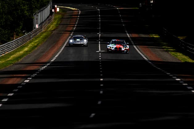 24 HEURES DU MANS 2026 - TEST DAY 69 MCINTOSH Anthony (usa), THOMPSON Parker (can), HARPER Daniel (gbr), Team WRT, BMW M4 LMGT3 Evo 69, LM GT3, action during the Test Day of the 24 Hours of Le Mans 2026, 3rd round of the 2026 FIA World Endurance Championship, on June 7, 2026 on the Circuit des 24 Heures du Mans in Le Mans, France - Le MansFrance  Copyright: xCharlyxLopezx