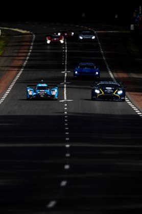 24 HEURES DU MANS 2026 - TEST DAY 25 JENSEN Michael (dnk), TRULLI Enzo (ita), HUGHES Jake (gbr), Algarve Pro Racing, Oreca 07 Gibson 25, LMP2 Pro-AM, 27 JAMES Ian (usa), ROBICHON Zacharie (can), DRUDI Mattia (ita), Heart of Racing Team, Aston Martin Vantage AMR LMGT3 27, LM GT3, action during the Test Day of the 24 Hours of Le Mans 2026, 3rd round of the 2026 FIA World Endurance Championship, on June 7, 2026 on the Circuit des 24 Heures du Mans in Le Mans, France - Le MansFrance  Copyright: xCharlyxLopezx