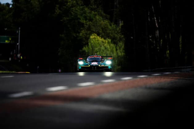 24 HEURES DU MANS 2026 - TEST DAY 009 RIBERAS Alex (esp), SORENSEN Marco (dnk), DE ANGELIS Roman (can), Aston Martin THOR Team, Aston Martin Valkyrie 009, Hypercar, action during the Test Day of the 24 Hours of Le Mans 2026, 3rd round of the 2026 FIA World Endurance Championship, on June 7, 2026 on the Circuit des 24 Heures du Mans in Le Mans, France - Le MansFrance  Copyright: xCharlyxLopezx