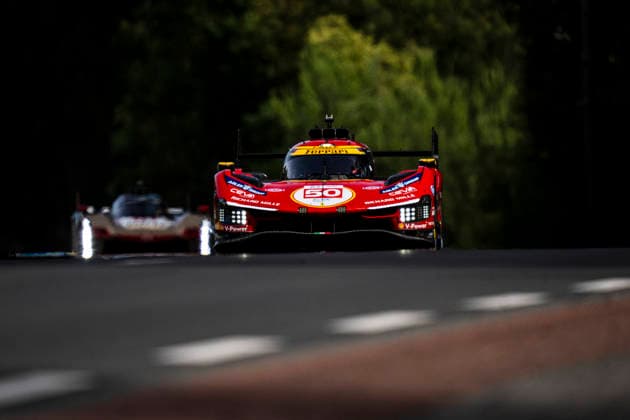 24 HEURES DU MANS 2026 - TEST DAY 50 FUOCO Antonio (ita), NIELSEN Nicklas (dnk), MOLINA Miguel (spa), Ferrari AF Corse, Ferrari 499P 50, Hypercar, action during the Test Day of the 24 Hours of Le Mans 2026, 3rd round of the 2026 FIA World Endurance Championship, on June 7, 2026 on the Circuit des 24 Heures du Mans in Le Mans, France - Le MansFrance  Copyright: xCharlyxLopezx