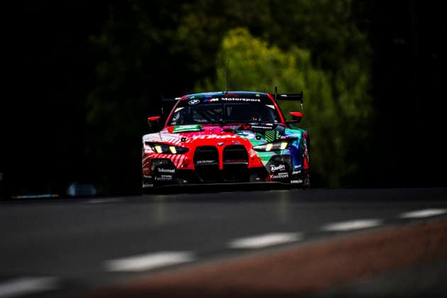 24 HEURES DU MANS 2026 - TEST DAY 32 LEUNG Darren (gbr), GELAEL Sean (idn), FARFUS Augusto (bra), Team WRT, BMW M4 LMGT3 Evo 32, LM GT3, action during the Test Day of the 24 Hours of Le Mans 2026, 3rd round of the 2026 FIA World Endurance Championship, on June 7, 2026 on the Circuit des 24 Heures du Mans in Le Mans, France - Le MansFrance  Copyright: xCharlyxLopezx
