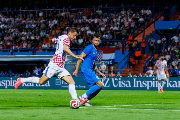 Pre-World cup International Friendly, Länderspiel, Nationalmannschaft 2026 match between Croatia and Slovenia Mario Pasalic (Croatia 15) goal chance seen during Pre-World cup international friendly 2026 football match between Croatia and Slovenia, Stadium Varteks, Varazdin, Croatia 07.06.2026 Copyright: xBEAUTIFULxSPORTS Bosnjakovicx