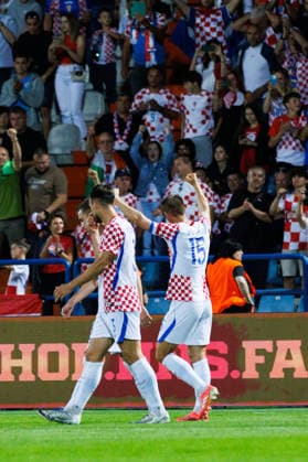 Pre-World cup International Friendly, Länderspiel, Nationalmannschaft 2026 match between Croatia and Slovenia Mario Pasalic (Croatia 15) scores goal for 2:1 and celebrates during Pre-World cup international friendly 2026 football match between Croatia and Slovenia, Stadium Varteks, Varazdin, Croatia 07.06.2026 Copyright: xBEAUTIFULxSPORTS Bosnjakovicx